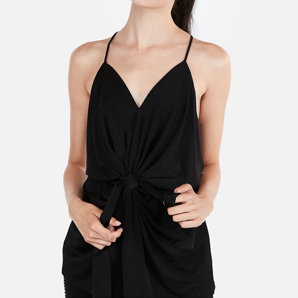 NWT Express Slinky Twist Front Racerback Cami - XS